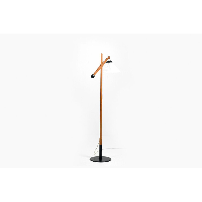 Vintage floorlamp by Vilhelm Wohlert for Le Klint, Denmark 1950s