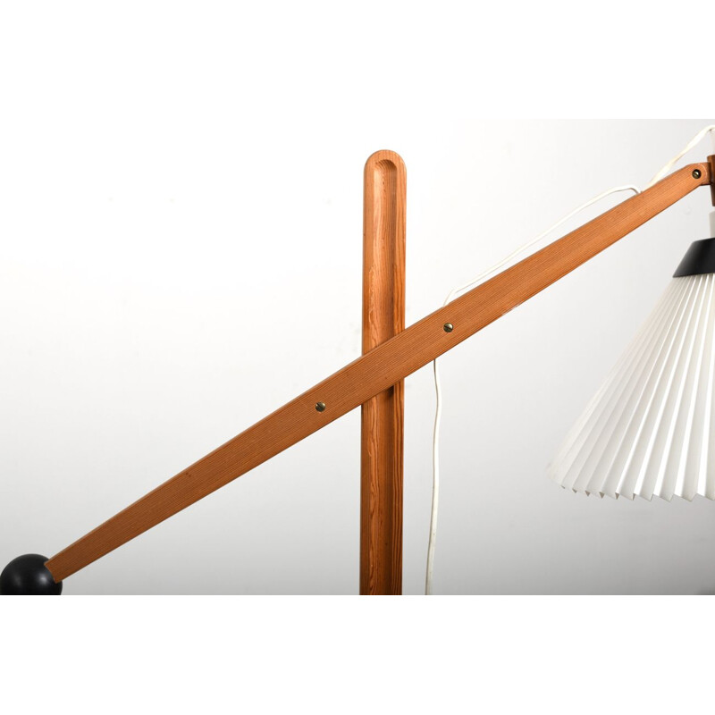 Vintage floorlamp by Vilhelm Wohlert for Le Klint, Denmark 1950s