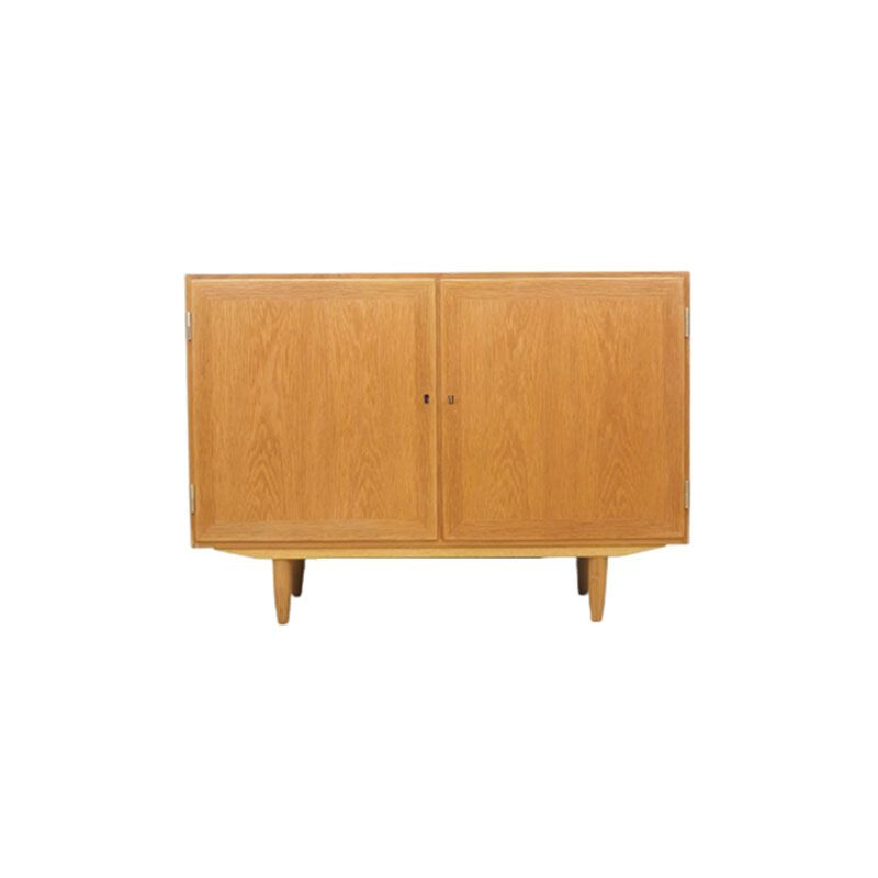 Vintage ash wood enfilade by Carlo Jensen for Hundevad, Denmark 1960