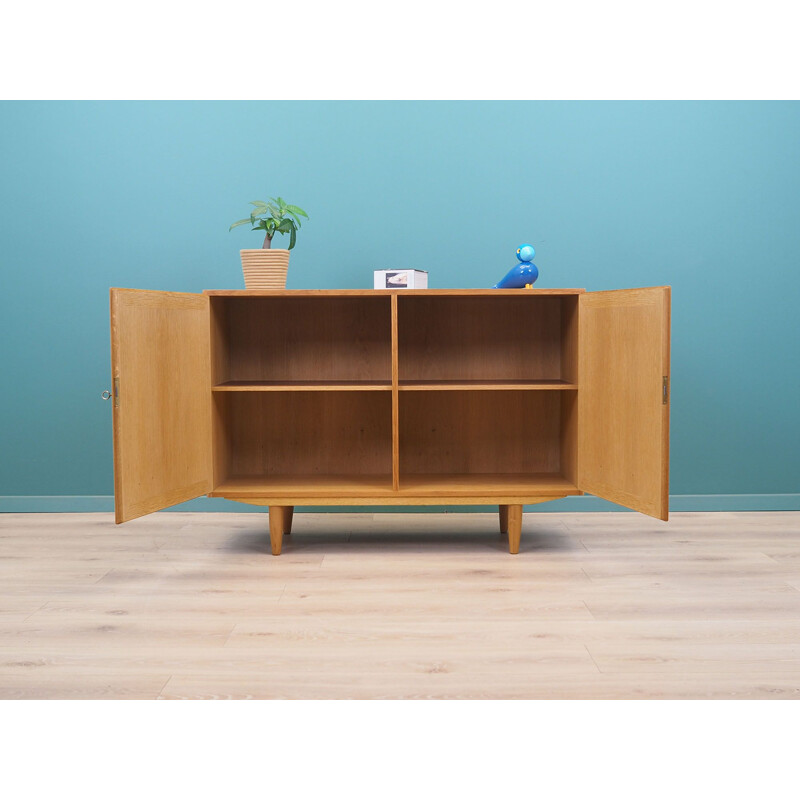 Vintage ash wood enfilade by Carlo Jensen for Hundevad, Denmark 1960