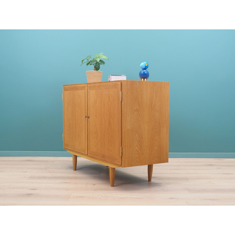 Vintage ash wood enfilade by Carlo Jensen for Hundevad, Denmark 1960