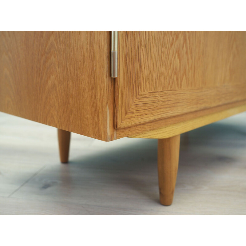 Vintage ash wood enfilade by Carlo Jensen for Hundevad, Denmark 1960