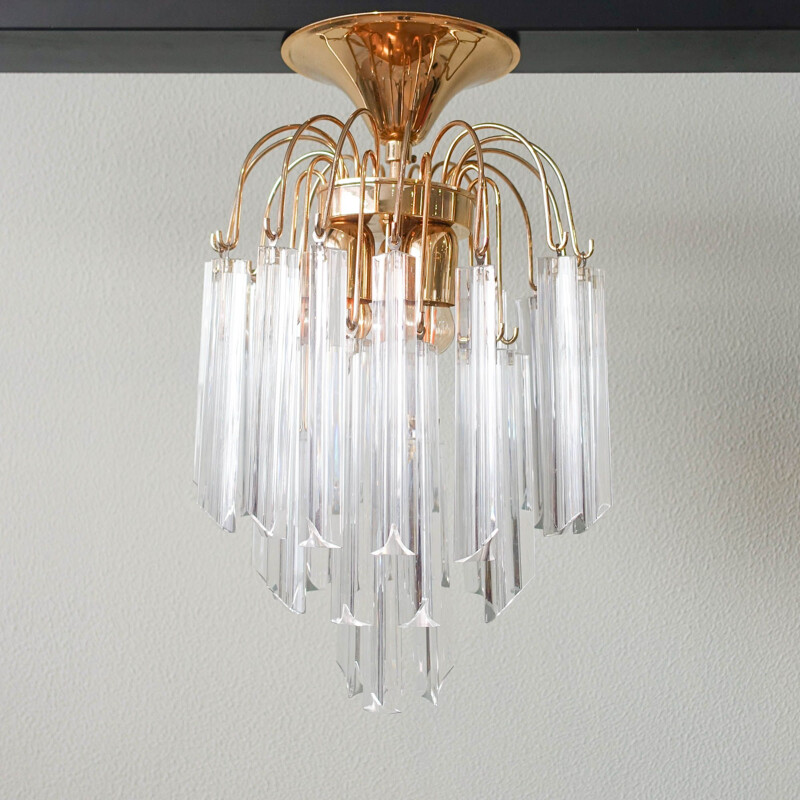 Vintage chandelier by Venini, Italy 1970s