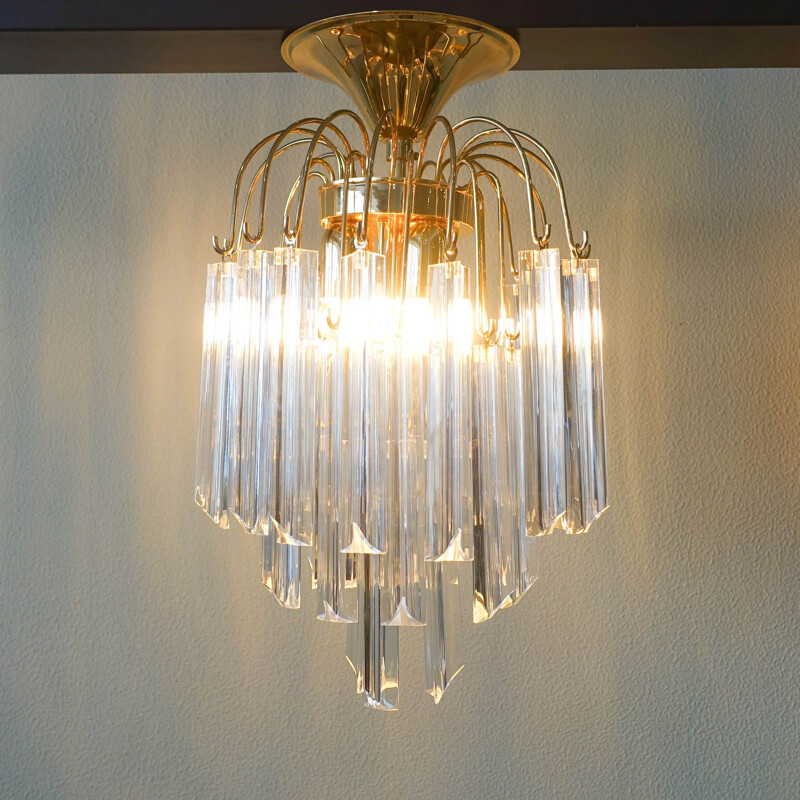 Vintage chandelier by Venini, Italy 1970s