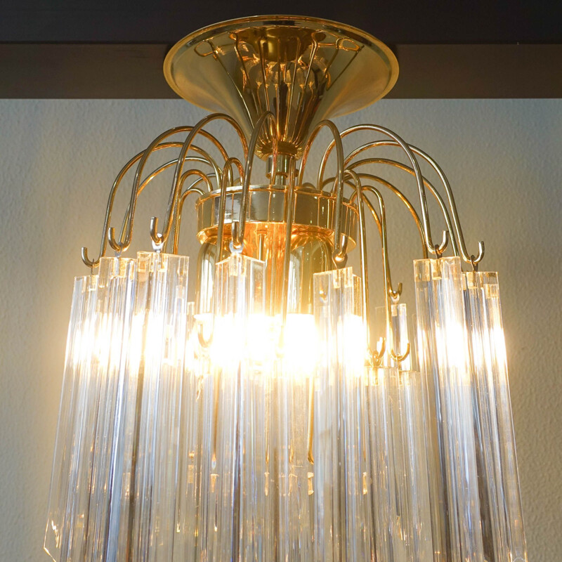 Vintage chandelier by Venini, Italy 1970s