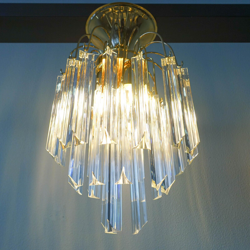 Vintage chandelier by Venini, Italy 1970s