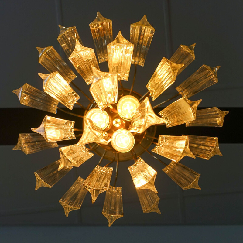 Vintage chandelier by Venini, Italy 1970s