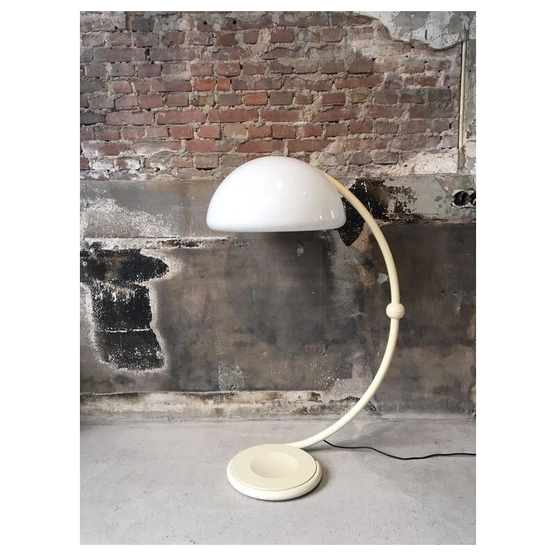 Martinelli "Serpente" floor Lamp in metal, Elio MARTINELLI - 1960s