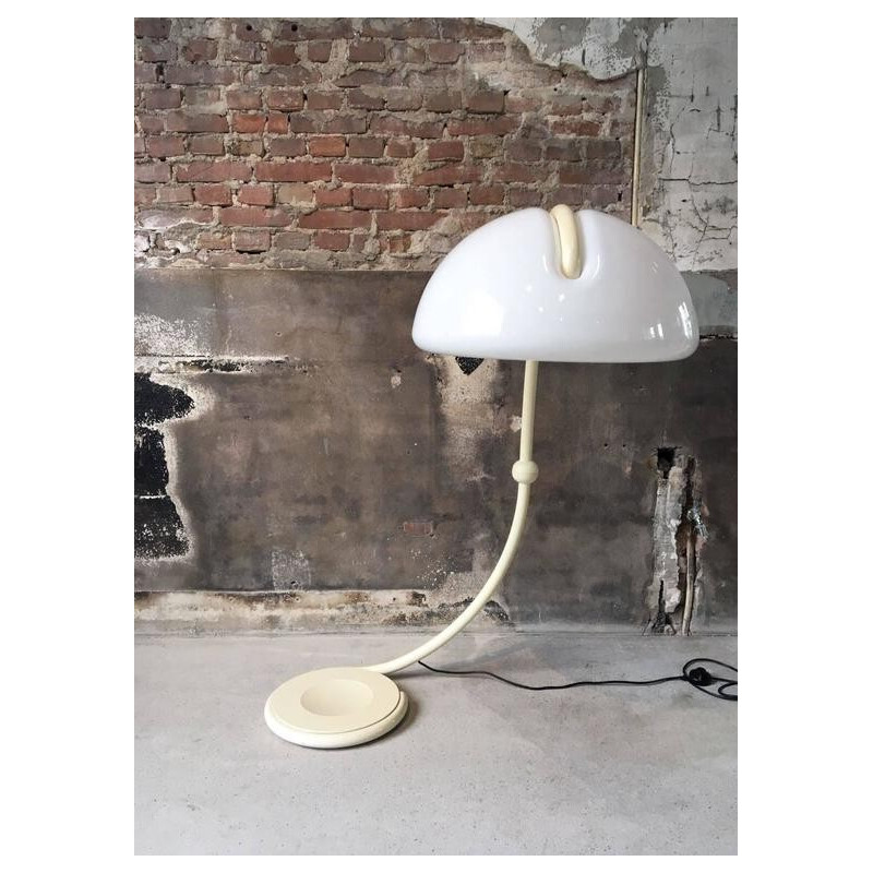 Martinelli "Serpente" floor Lamp in metal, Elio MARTINELLI - 1960s
