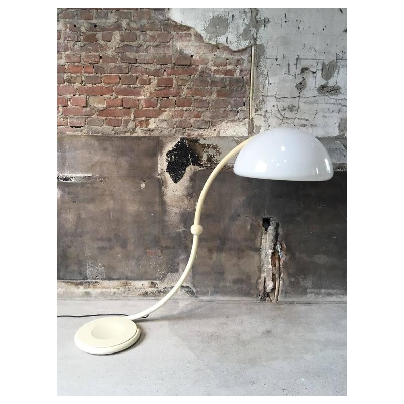 Martinelli "Serpente" floor Lamp in metal, Elio MARTINELLI - 1960s