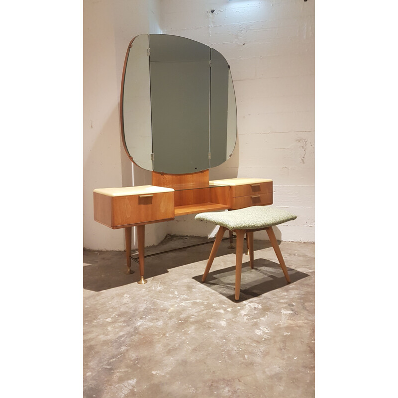 Mid-century dressing table by A.A. Patijn for Zijlstra, Holland 1950s