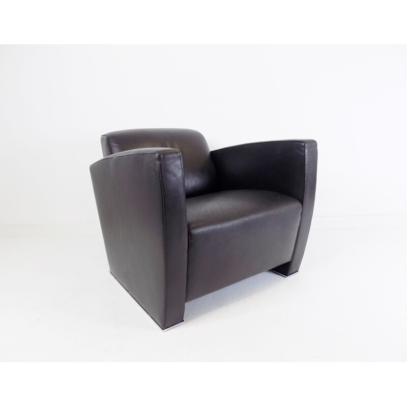 Vintage De Sede leather armchair by Jean-Pierre Dovat