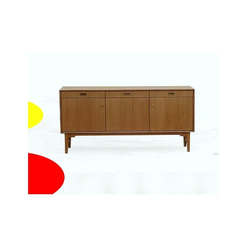 Vintage Swedish Skaraborgs teak sideboard, 1960