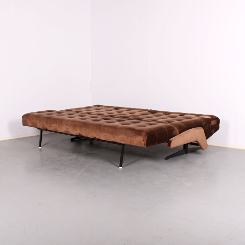 Vintage folding daybed by Moravek a Munzar for Karna Mariánské Lázně