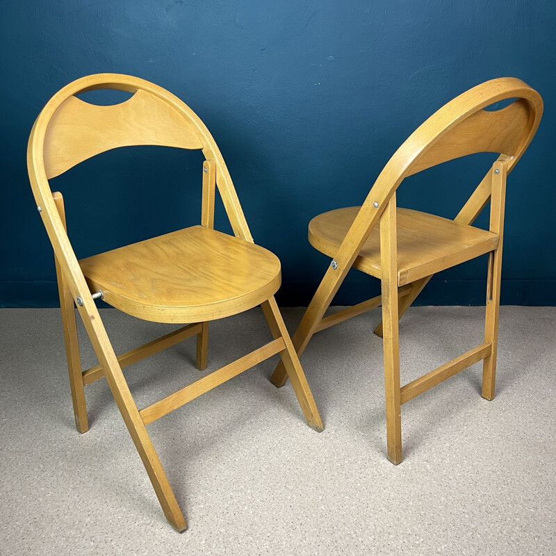 Mid-century folding chair Tric by Achille and Pier Giacomo Castiglioni for Bbb Emmebonacina, Italy 1970s