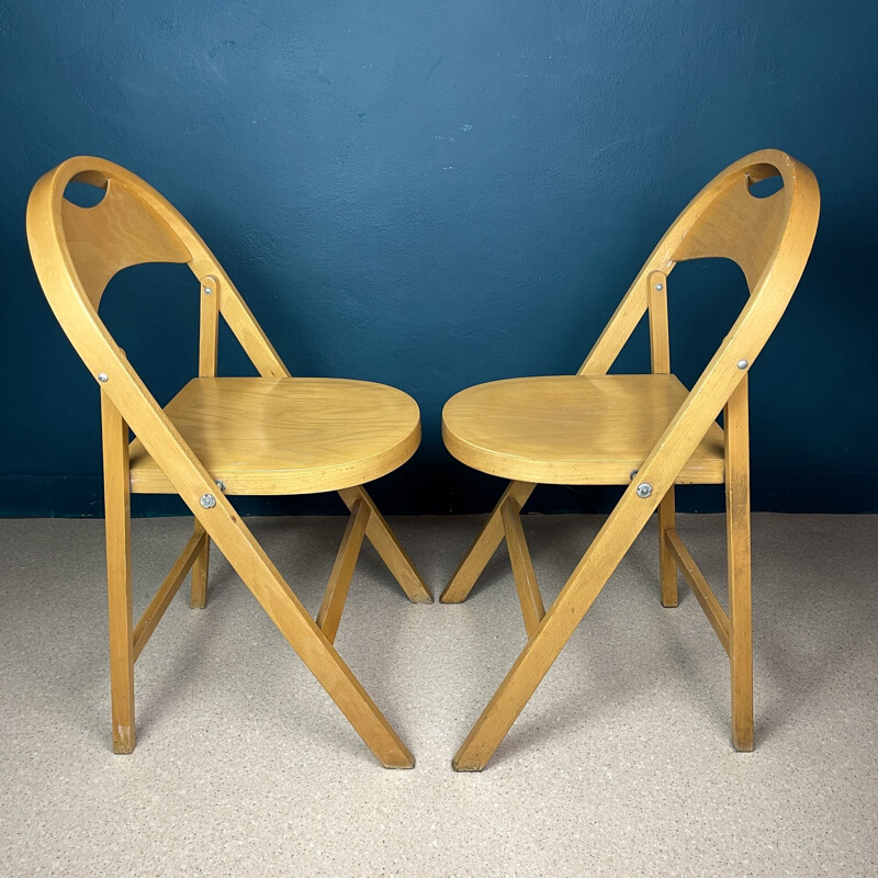 Mid-century folding chair Tric by Achille and Pier Giacomo Castiglioni for Bbb Emmebonacina, Italy 1970s