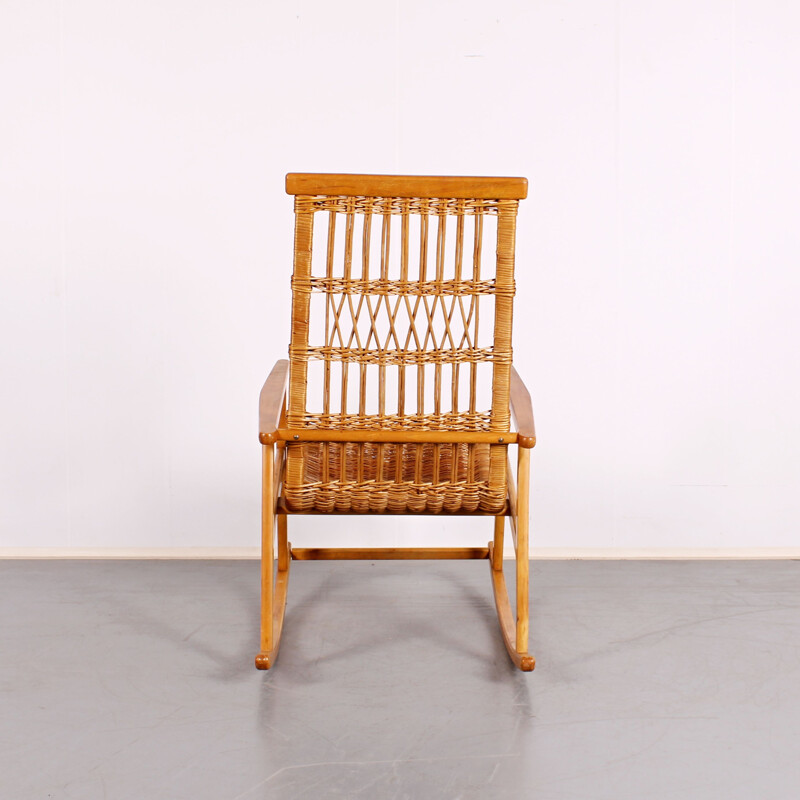 Cadeira de baloiço Vintage por Úluv