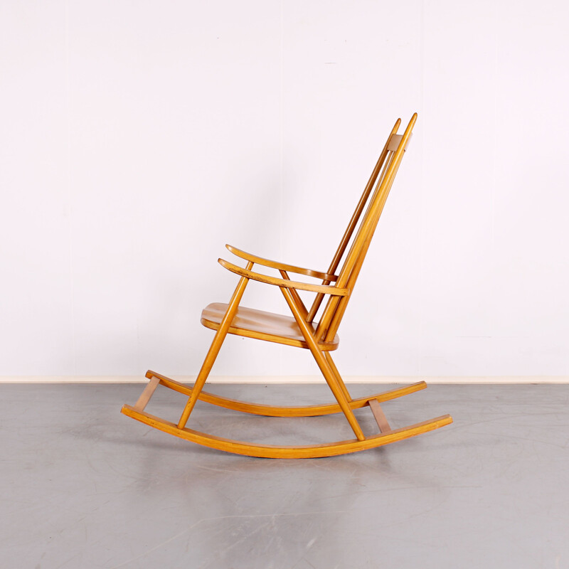 Vintage rocking chair by Varjosen Puunjalostus for Uusikylä