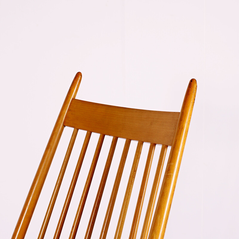 Vintage rocking chair by Varjosen Puunjalostus for Uusikylä