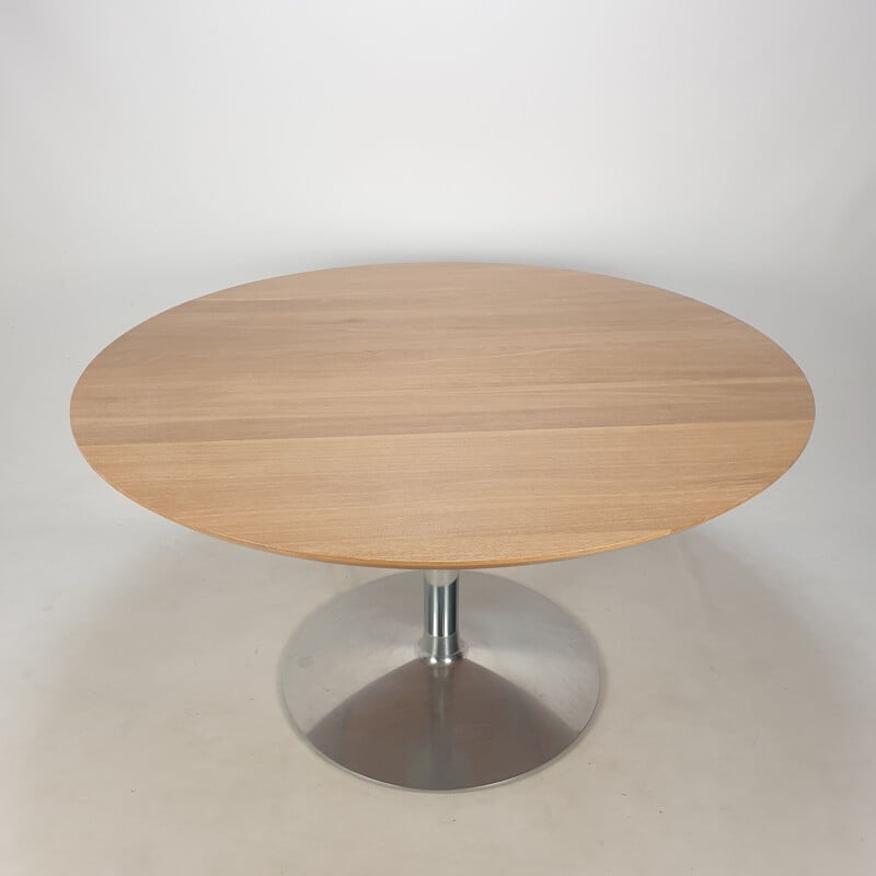 Vintage round dining table by Pierre Paulin for Artifort, 1960s