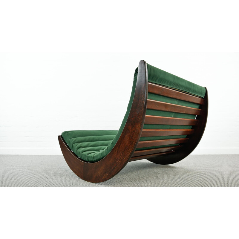 Vintage Tandem Relaxer 2-seat rocking chair by Verner Panton for Rosenthal, Germany 1974