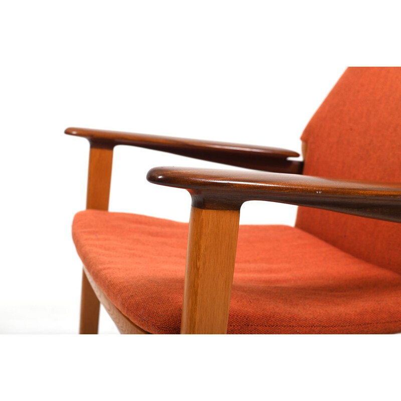 Vintage armchair by Hans Olsen & Chris Sørensen for Verner Birkholm, Denmark 1960s