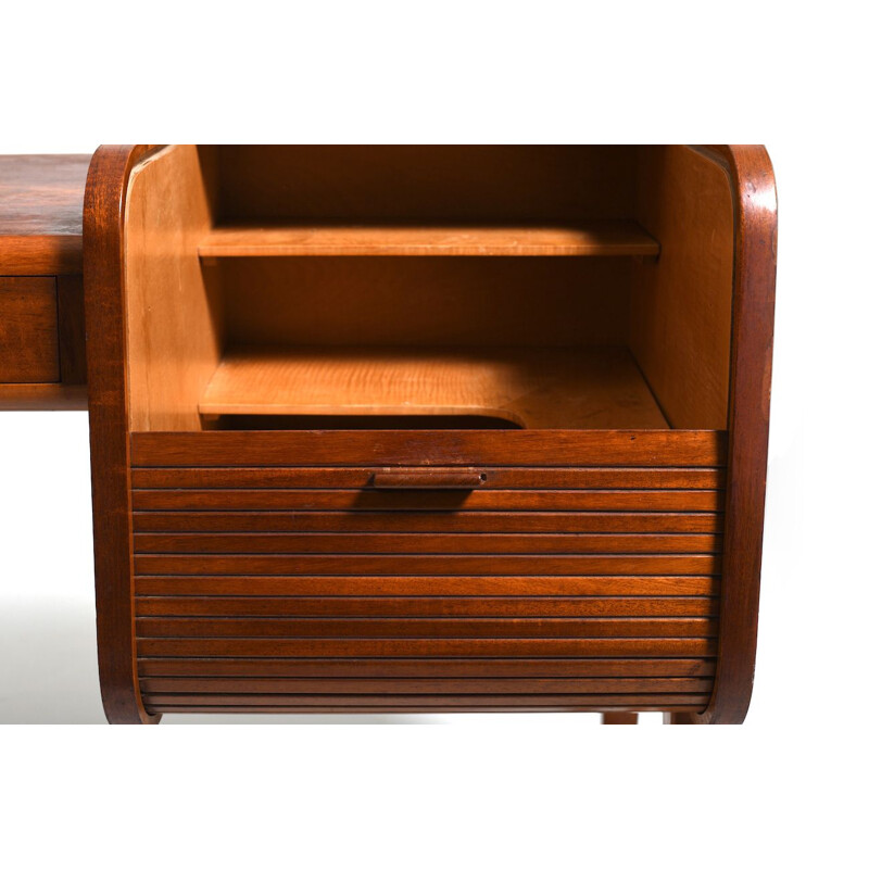 Danish vintage teak & oakwood dressing table, 1950