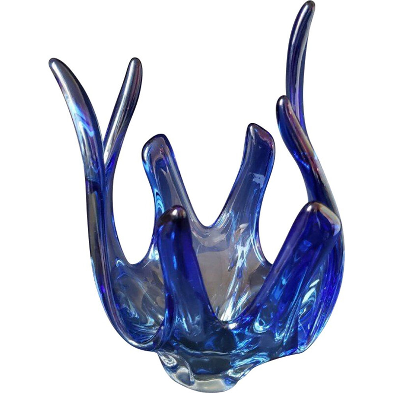 Vintage murano glass fruit bowl, 1960