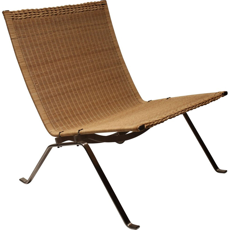 Vintage armchair model Pk22 by Poul Kjærholm for Fritz Hansen, 2000