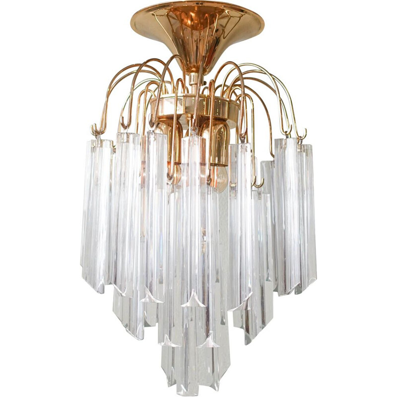 Lustre vintage par Venini, Italie 1970