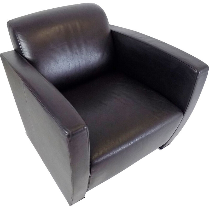 Vintage De Sede leather armchair by Jean-Pierre Dovat