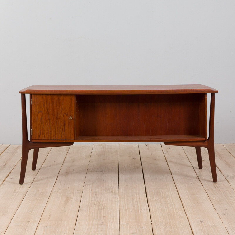Teak vintage desk by Svend Aage Madsen for H.P. Hansen, Denmark 1960s