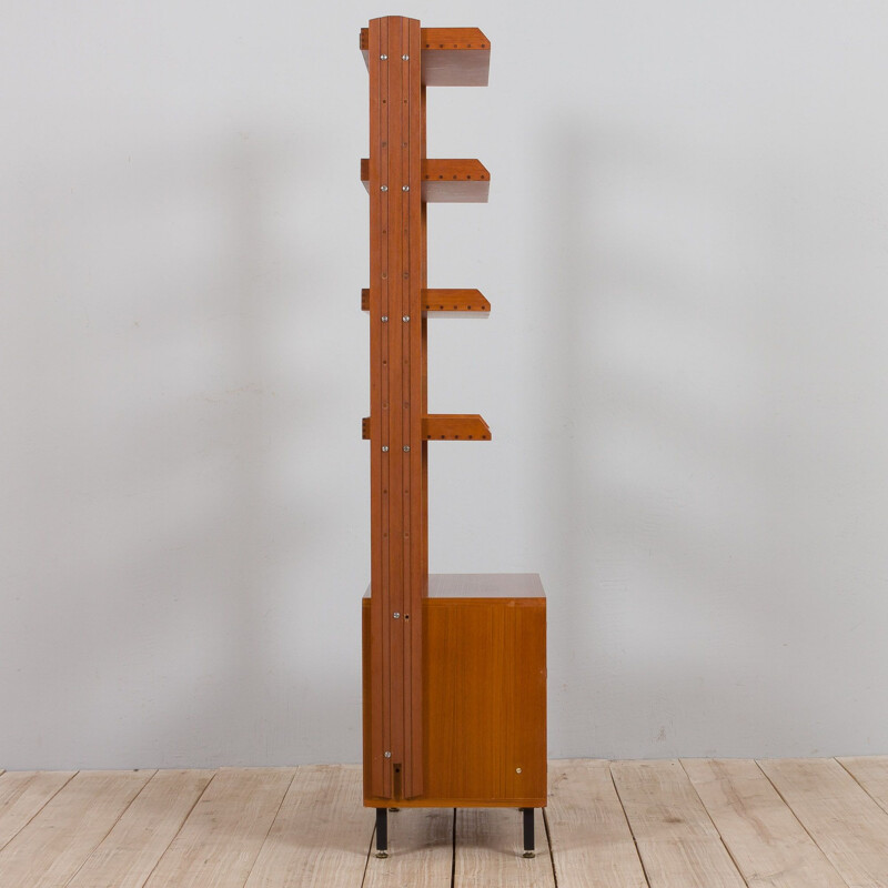 Vintage teak wall unit, Italy 1970