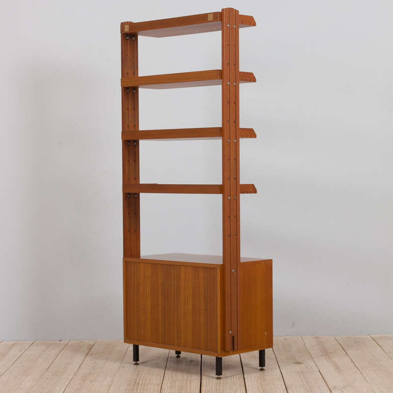 Vintage teak wall unit, Italy 1970