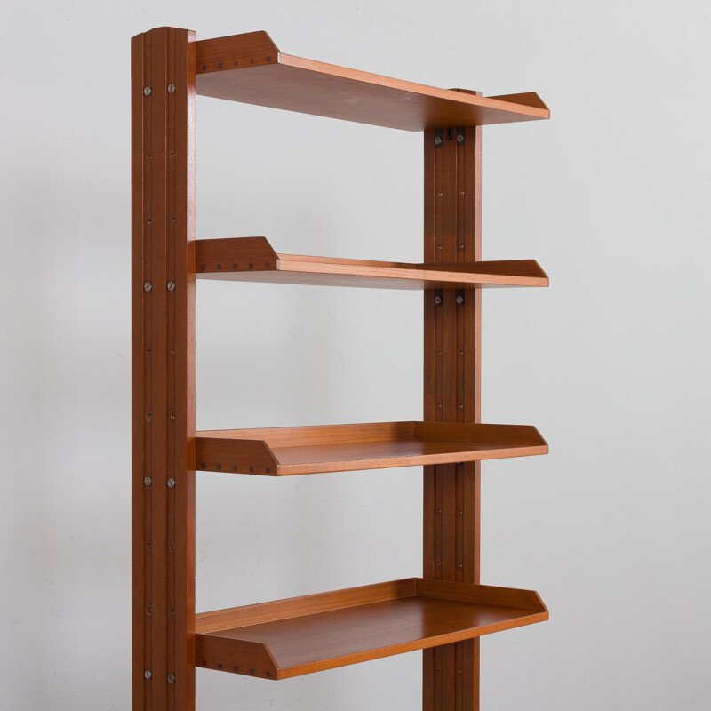 Vintage teak wall unit, Italy 1970