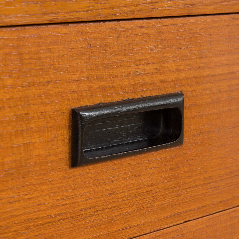 Vintage teak wall unit, Italy 1970