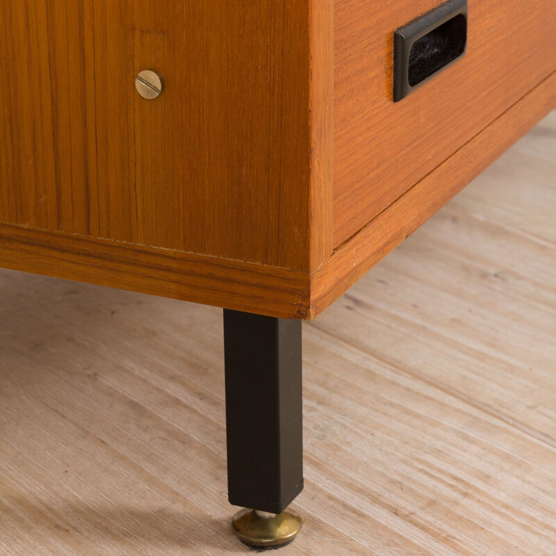 Vintage teak wall unit, Italy 1970