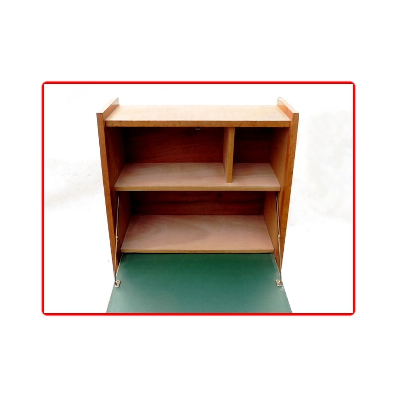 Small secretary in veneered wood - 1950s