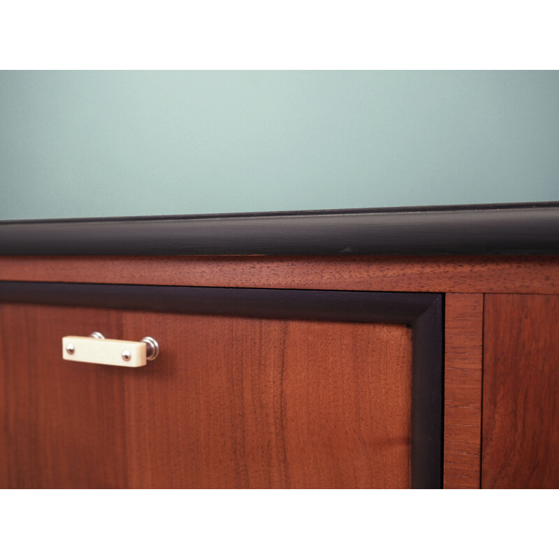 Walnut vintage chest of drawers, Denmark 1960s