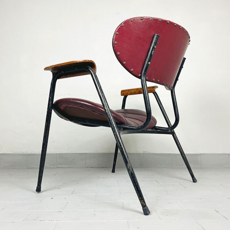 Paire de fauteuils vintage de Gastone Rinaldi pour Rima (Padoue), Italie 1950