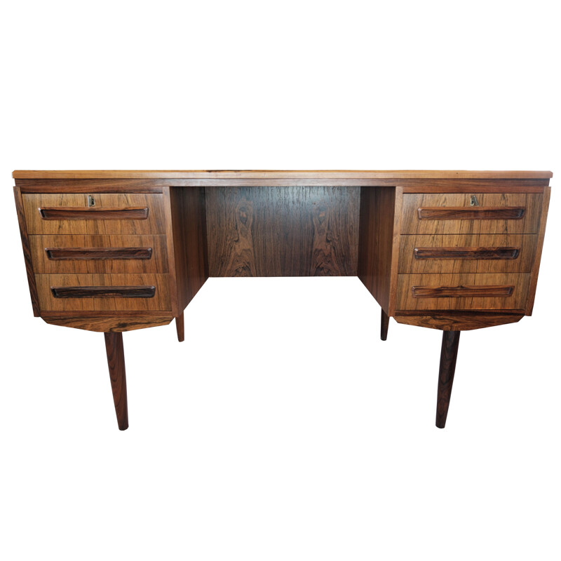 Vintage rosewood desk by A.P. Møbler for Svenstrup J., 1960