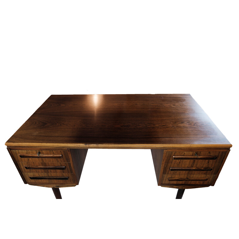 Vintage rosewood desk by A.P. Møbler for Svenstrup J., 1960