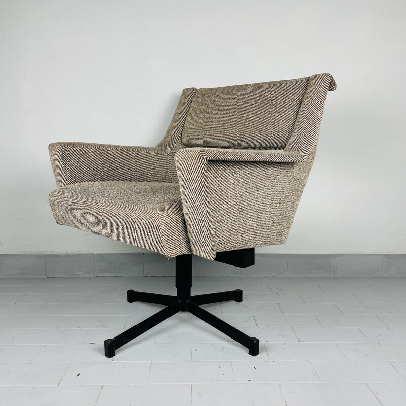 Fauteuil vintage en tissu, Yougoslavie 1960