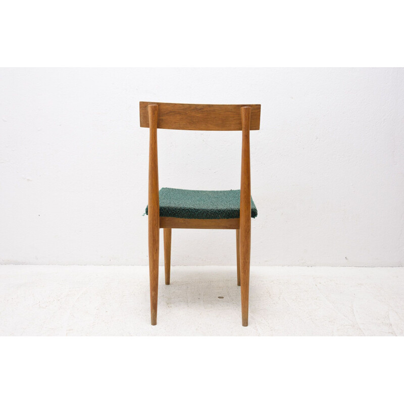 Juego de 3 sillas vintage de madera de haya de Jitona, Checoslovaquia 1970
