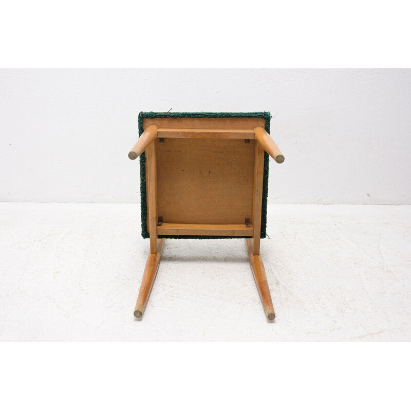 Ensemble de 3 chaises vintage en bois de hêtre par Jitona, Tchécoslovaquie 1970