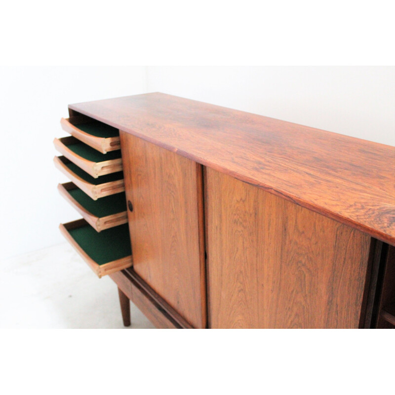 Scandinavian vintage sideboard in rosewood by Henning Kjaernulf for Vejle