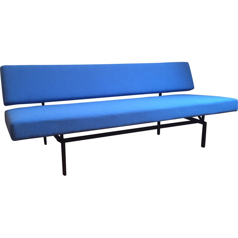 Spectrum sleeping sofa in blue fabric, Martin VISSER - 1960s