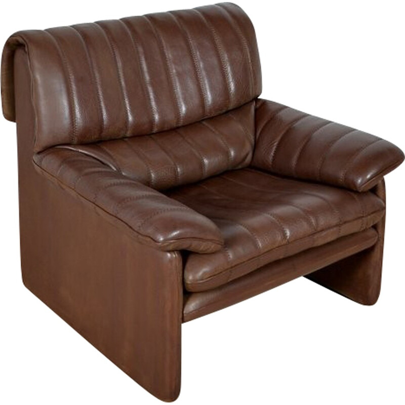 De Sede "DS-85" armchair in brown leather - 1970s