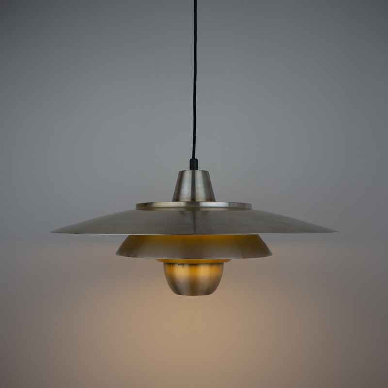 Danish vintage pendant lamp Superlight, Denmark 1970s