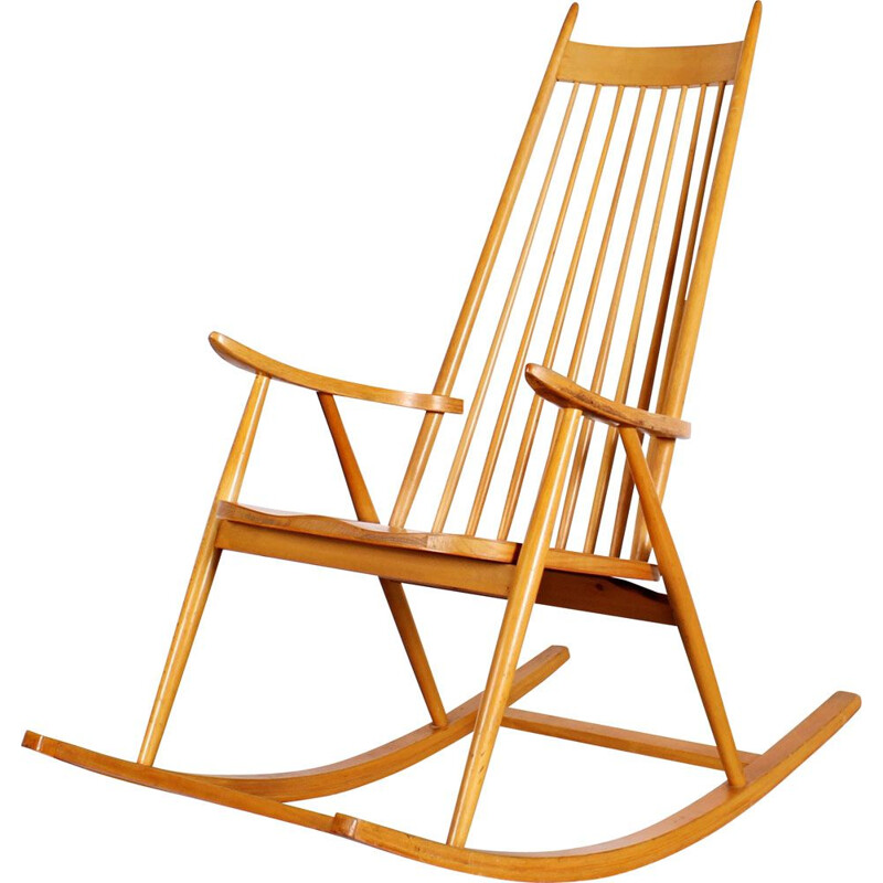 Cadeira de balanço Vintage de Varjosen Puunjalostus para Uusikylä